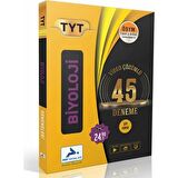 TYT Biyoloji Video Çözümlü 45 Deneme Prf Paraf Yayınları