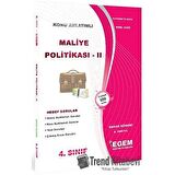 4. Sınıf 8. Yarıyıl Konu Anlatımlı Maliye Politikası 2 - Kod 4459