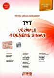 Esen TYT Çözümlü 4 Deneme Sınavı Kırmızı Seri