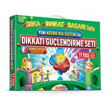 Yeni Neuro-Via Sistemi ile Dikkati Güçlendirme Seti 11 Yaş (3 Kitap)