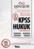 2019 Dönüşüm KPSS Hukuk - Kamu Hukuku Cilt 2 - Anayasa Hukuku - Anayasa Yargısı