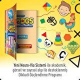 Easy DGS Dikkati Güçlendirme Seti (3 - 4 - 5 - 6 Yaşlar İçin) 1. Kademe B