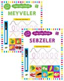 Çizgi Çizgi Etkinlik Meyveler - Sebzeler (4+ Yaş)
