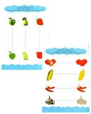 Çizgi Çizgi Etkinlik Meyveler - Sebzeler (4+ Yaş)