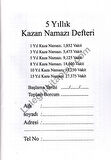 Kaza Namaz Çizelgesi