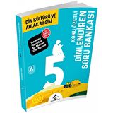 5. Sınıf Din Kültürü ve Ahlak Bilgisi Dinlendiren Konu Özetli Soru Bankası