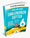 6. Sınıf Din Kültürü ve Ahlak Bilgisi Dinlendiren Defter