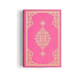 Rahle Boy Kur'an-ı Kerim (2 Renkli, Pembe, Mühürlü)