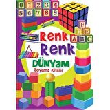 Renk Renk Dünyam Boyama Kitabı Seti 5 Kitap