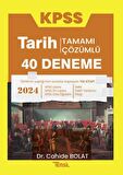 KPSS Tarih 40 Deneme Tamamı Çözümlü