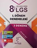 Karekök 8.Sınıf LGS İlk Dönem 1.Yarıyıl 3'lü Deneme Seti - kkök