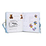 ABC Benim Bebeğim Hediyelik Bebek Günlük Hatıra Albüm Defteri - Hediyelik Bebek Defter Mavi