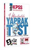 2024 KPSS Tüm Adaylar İçin 5Yüz Vatandaşlık Çek Kopart Yaprak Test