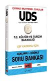 2024 UDS T.C Kültür ve Turizm Bakanlığı Şef Kadrosu İçin Açıklamalı Çözümlü Soru Bankası