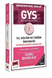 2024 GYS Kültür ve Turizm Bakanlığı Kütüphane Müdürü Kadrosu İçin Açıklamalı Çözümlü Soru Bankası