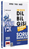 Yargı 2025 KPSS YKS MSÜ Dil Bilgisi Bay Panik Yok Zor Seviye Soru Bankası Çözümlü Yargı Yayınları