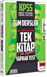 Yargı Yayınları 2025 KPSS GK GY Tüm Dersler 5i Bir Arada Tek Kitap Çek Kopart Yaprak Test