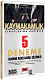 Yargı 2025 Kaymakamlık Sınavlarına Hazırlık Tamamı Açıklamalı Çözümlü 5 Deneme Sınavı