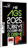 Yargı 2025 MEB AGS Anka Serisi Türkiye Coğrafyası Tamamı Çözümlü 15 Deneme