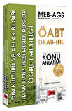 MEB-AGS ÖABT DKAB-İHL Din Kültürü ve Ahlak Bilgisi Öğretmenliği Konu Anlatımı