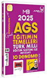 Yargı 2025 MEB-AGS Eğitimin Temelleri Türk Milli Eğitim Sistemi ile Mevzuatı 10 Deneme Çözümlü Anka Serisi - Ömer Ekici Yargı Yayınları