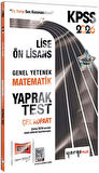 Yargı 2026 KPSS Lise Ön Lisans Genel Yetenek Matematik Çek Kopart Yaprak Test