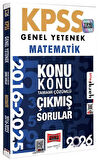 Yargı 2026 KPSS Matematik Çıkmış Sorular 2016-2025 Konu Konu Çözümlü Yargı Yayınları