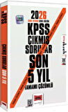 Yargı Yayınları 2026 KPSS Genel Kültür Genel Yetenek Tüm Dersler Tamamı Çözümlü Son 5 Yıl Çıkmış Sorular
