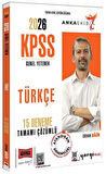 Yargı 2026 KPSS Türkçe 15 Deneme Çözümlü Anka Ekibi - Orhan Bilir Yargı Yayınları