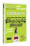 Yargı Yayınları 2024 KPSS Lise Ön Lisans Genel Kültür Coğrafya Konularına Göre Düzenlenmiş 2010-2022 Tamamı Çözümlü Çıkmış Sorular
