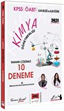 2024 ÖABT Kimya Tamamı Çözümlü 10 Deneme Sınavı
