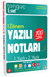5. Sınıf Yazılı Notları 1. Dönem 1 ve 2. Yazılı