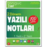 Tonguç Yayınları 7. Sınıf Yazılı Notları 2. Dönem 1 ve 2. Yazılı