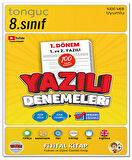 Tonguç 8. Sınıf Tüm Dersler 1. Dönem 1. Yazılı ve 2. Yazılı Denemeleri Tonguç Akademi