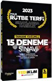 2023 Polis Rütbe Terfi Sınavlarına Hazırlık Tamamı Çözümlü 15 Deneme Sınavı