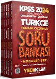 2024 KPSS Ortaöğretim-Önlisans Genel Yetenek Genel Kültür Tamamı Çözümlü Modüler Soru Bankası