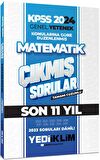 2024 KPSS Genel Yetenek Lisans Matematik Konularına Göre Tamamı Çözümlü Çıkmış Sorular