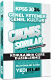 2024 KPSS Lisans Genel Yetenek Genel Kültür Konularına Göre Tamamı Çözümlü Çıkmış Sorular
