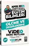 KPSS 2024 Cüneyt İltuş ile Ölçme Ve Değerlendirme Video Ders Notları