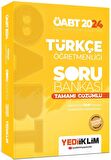 2024 ÖABT Türkçe Öğretmenliği Tamamı Çözümlü Soru Bankası