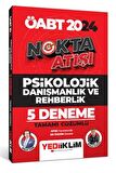 2024 ÖABT Nokta Atışı Psikolojik Danışmanlık ve Rehberlik Tamamı Çözümlü 5 Deneme