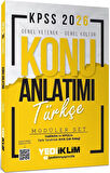 Yediiklim Yayınları 2026 KPSS Genel Yetenek Genel Kültür Konu Anlatımlı Modüler Set 5 Kitap