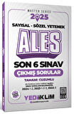 2025 ALES Sayısal Sözel Yetenek Tamamı Çözümlü Son 6 Sınav Çıkmış Sorular (28.07.2024 Tarihli ALES-2 Ekli)