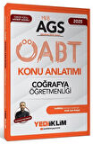 Yediiklim 2025 ÖABT MEB-AGS Coğrafya Öğretmenliği Konu Anlatımı - Ramazan Kocakaya Yediiklim