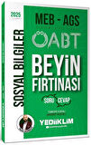 Yediiklim 2025 ÖABT MEB-AGS Sosyal Bilgiler Öğretmenliği Beyin Fırtınası Soru Cevap - Yasin Korkut Yediiklim Yayınları