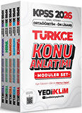 Yediiklim 2026 KPSS Ortaöğretim Ön Lisans Genel Yetenek Genel Kültür Konu Anlatımlı Modüler Set