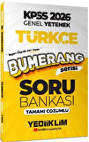 2026 KPSS Genel Yetenek Bumerang Türkçe Tamamı Çözümlü Soru Bankası