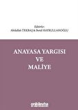 Anayasa Yargısı ve Maliye / Dr. Betül Hayrullahoğlu