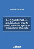 Barış İçin Birlik Kararı