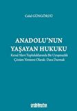 Anadolu'nun Yaşayan Hukuku